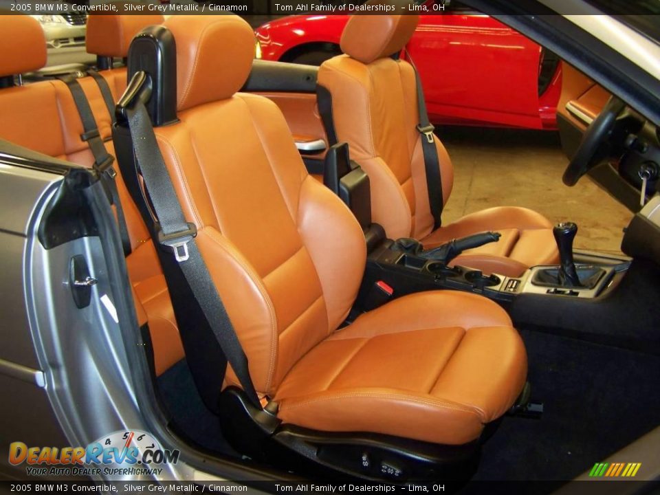 2005 BMW M3 Convertible Silver Grey Metallic / Cinnamon Photo #16