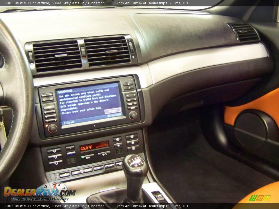 2005 BMW M3 Convertible Silver Grey Metallic / Cinnamon Photo #22