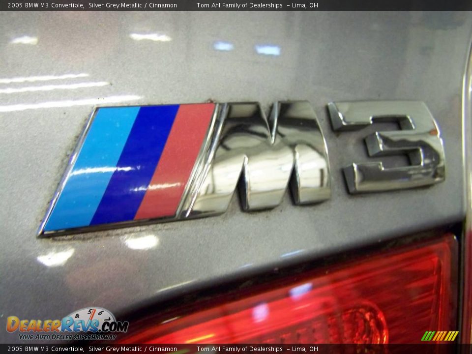 2005 BMW M3 Convertible Silver Grey Metallic / Cinnamon Photo #24