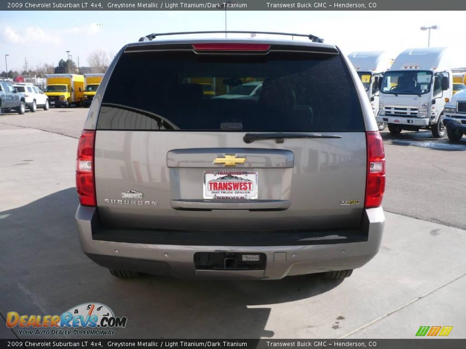 2009 Chevrolet Suburban LT 4x4 Greystone Metallic / Light Titanium/Dark Titanium Photo #5