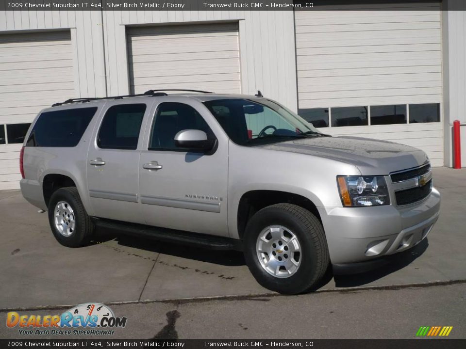 2009 Chevrolet Suburban LT 4x4 Silver Birch Metallic / Ebony Photo #1