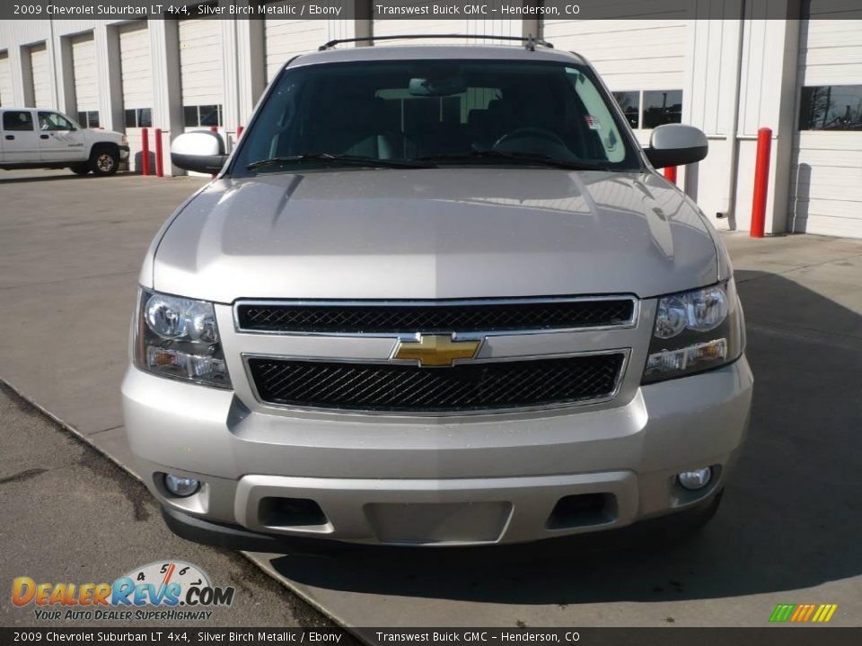 2009 Chevrolet Suburban LT 4x4 Silver Birch Metallic / Ebony Photo #2