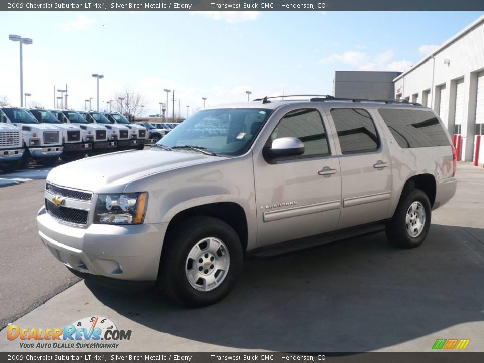2009 Chevrolet Suburban LT 4x4 Silver Birch Metallic / Ebony Photo #3