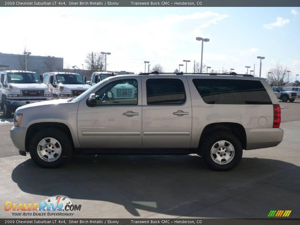 2009 Chevrolet Suburban LT 4x4 Silver Birch Metallic / Ebony Photo #4