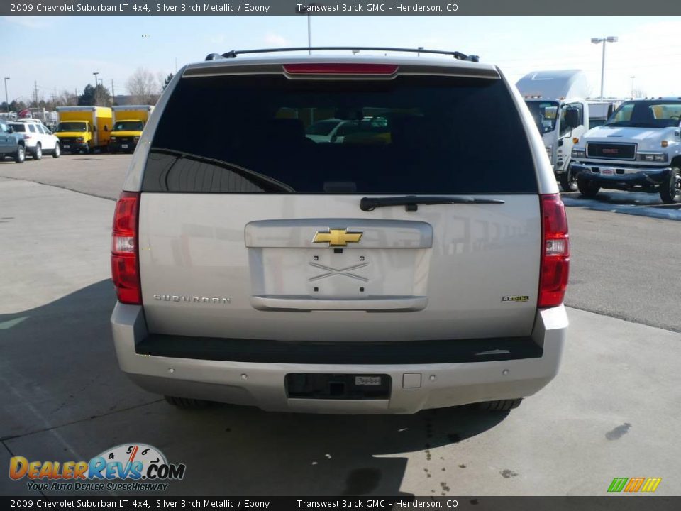 2009 Chevrolet Suburban LT 4x4 Silver Birch Metallic / Ebony Photo #5