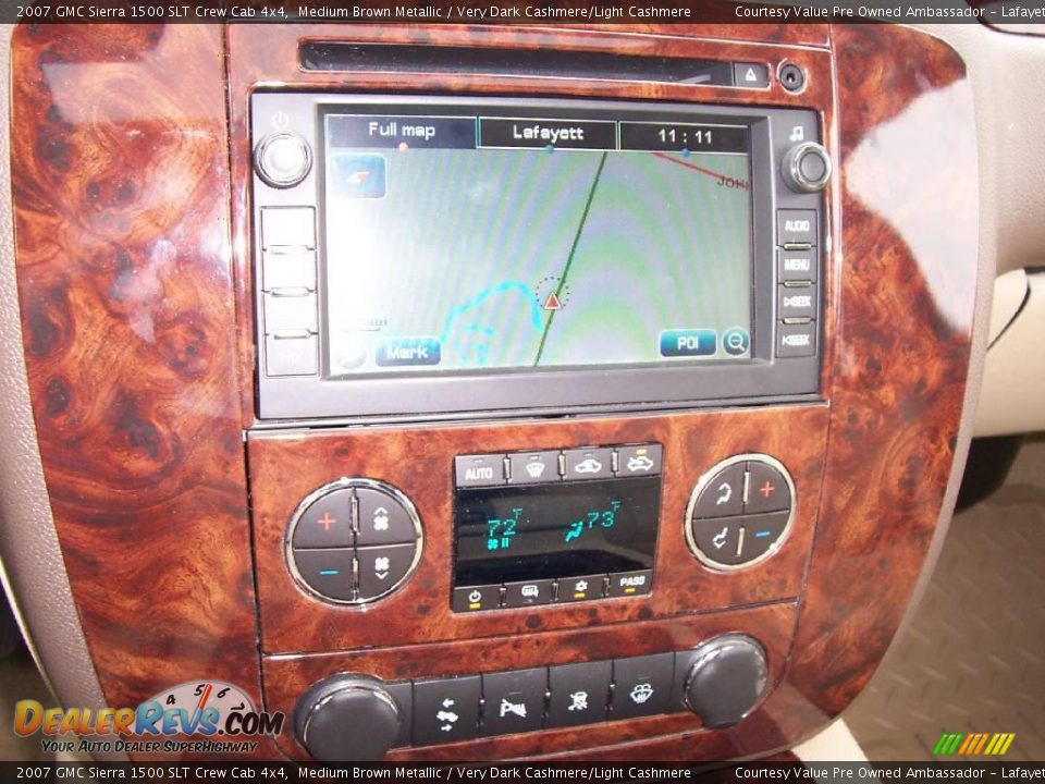 2007 GMC Sierra 1500 SLT Crew Cab 4x4 Medium Brown Metallic / Very Dark Cashmere/Light Cashmere Photo #16