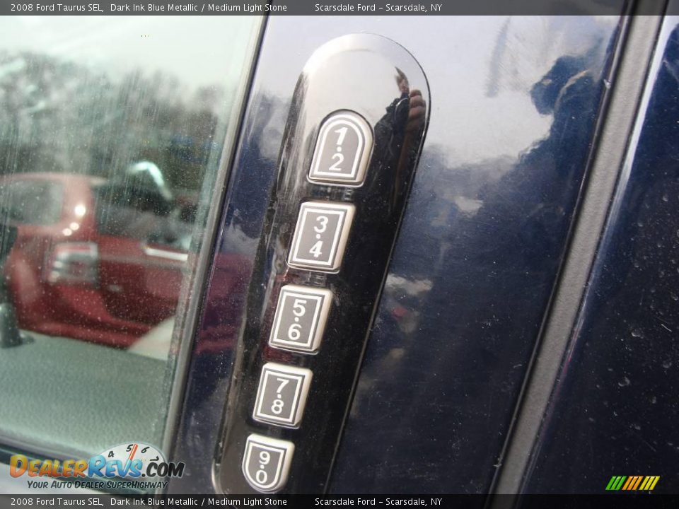 2008 Ford Taurus SEL Dark Ink Blue Metallic / Medium Light Stone Photo #9
