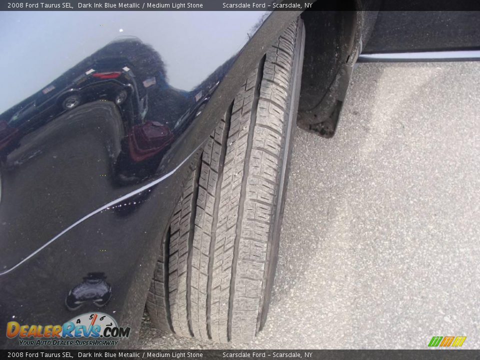 2008 Ford Taurus SEL Dark Ink Blue Metallic / Medium Light Stone Photo #10