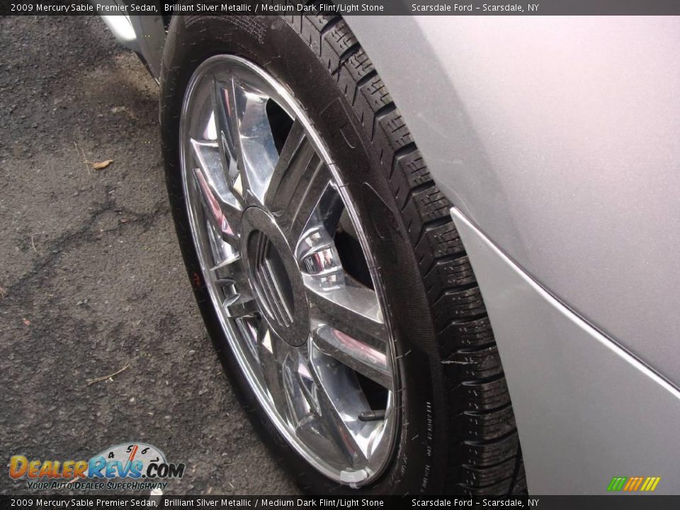 2009 Mercury Sable Premier Sedan Brilliant Silver Metallic / Medium Dark Flint/Light Stone Photo #7