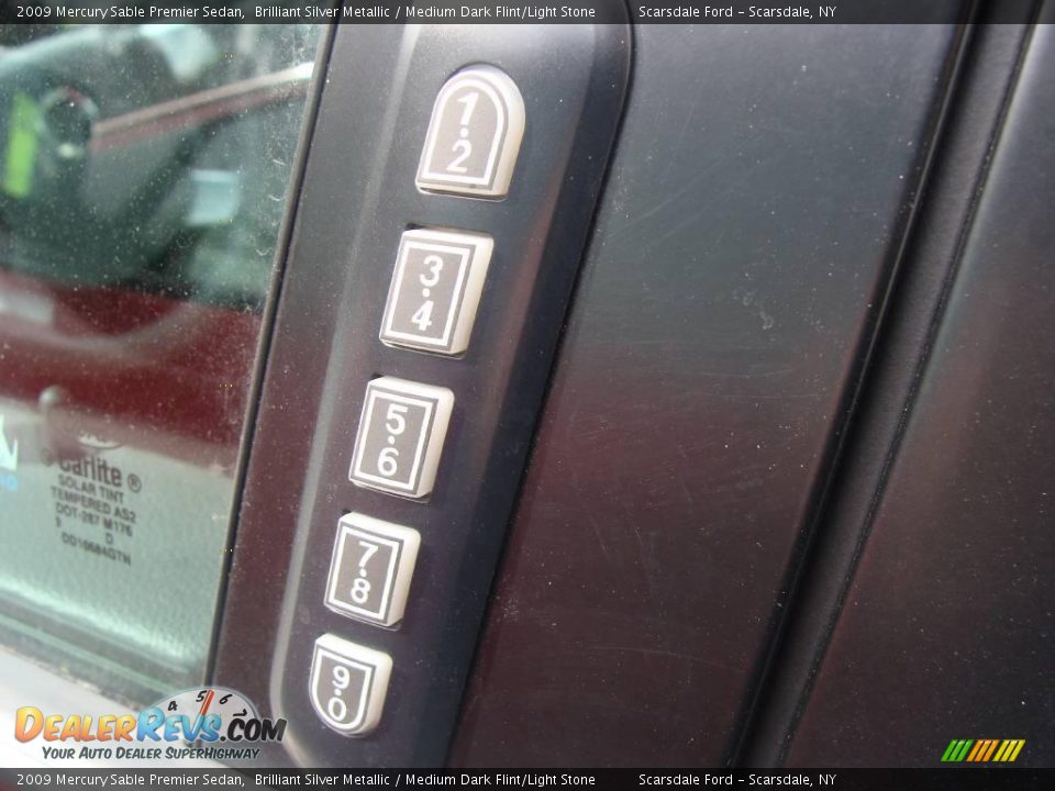 2009 Mercury Sable Premier Sedan Brilliant Silver Metallic / Medium Dark Flint/Light Stone Photo #8