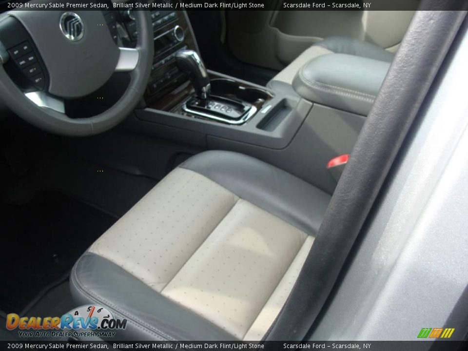 2009 Mercury Sable Premier Sedan Brilliant Silver Metallic / Medium Dark Flint/Light Stone Photo #11