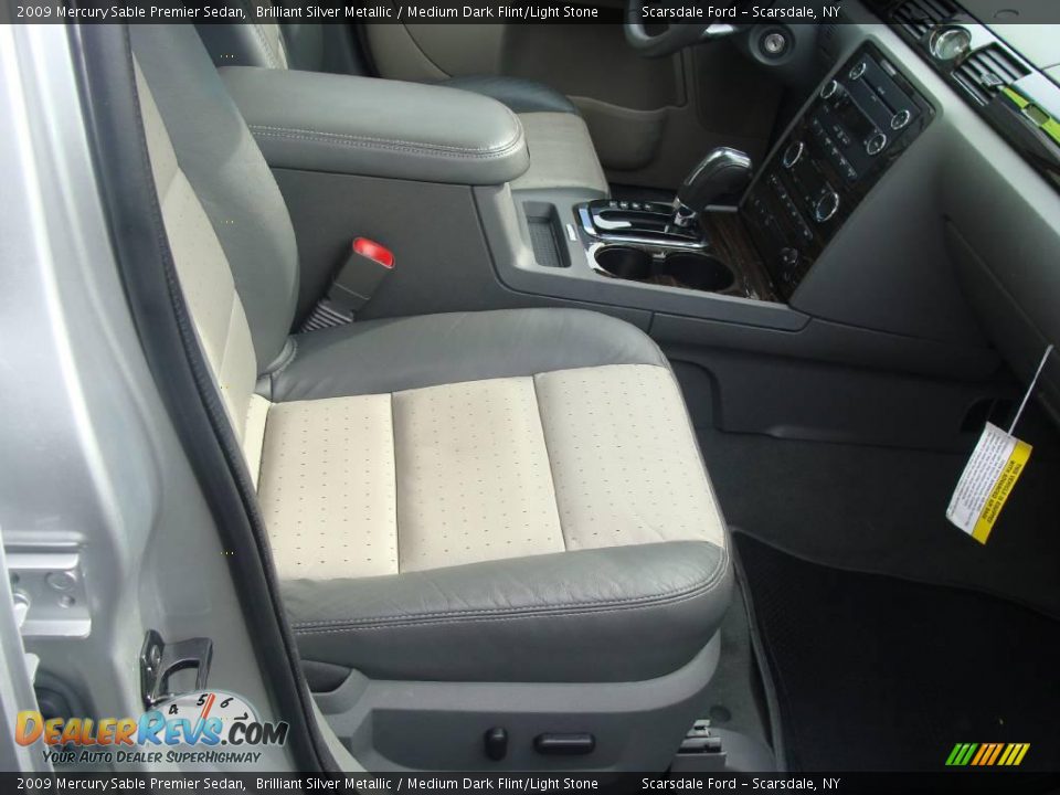 2009 Mercury Sable Premier Sedan Brilliant Silver Metallic / Medium Dark Flint/Light Stone Photo #14