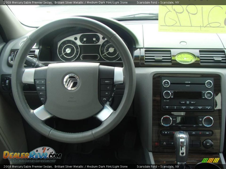 2009 Mercury Sable Premier Sedan Brilliant Silver Metallic / Medium Dark Flint/Light Stone Photo #17