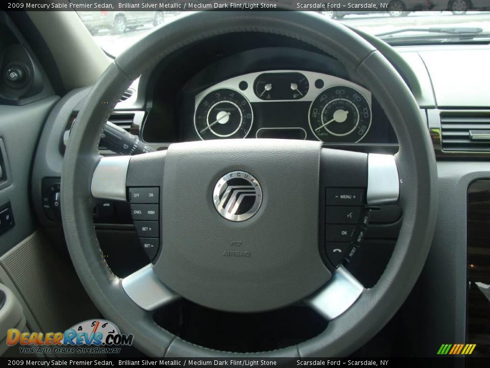 2009 Mercury Sable Premier Sedan Brilliant Silver Metallic / Medium Dark Flint/Light Stone Photo #18