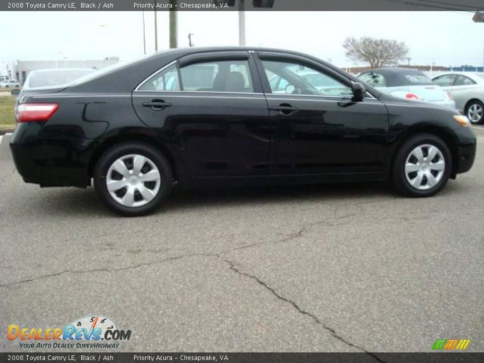 2008 Toyota Camry LE Black / Ash Photo #6