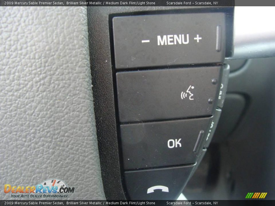2009 Mercury Sable Premier Sedan Brilliant Silver Metallic / Medium Dark Flint/Light Stone Photo #23