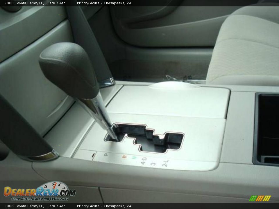 2008 Toyota Camry LE Black / Ash Photo #13