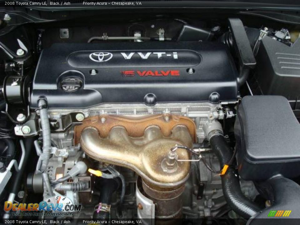 2008 Toyota Camry LE Black / Ash Photo #18
