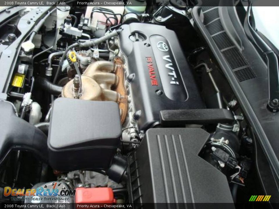2008 Toyota Camry LE Black / Ash Photo #19