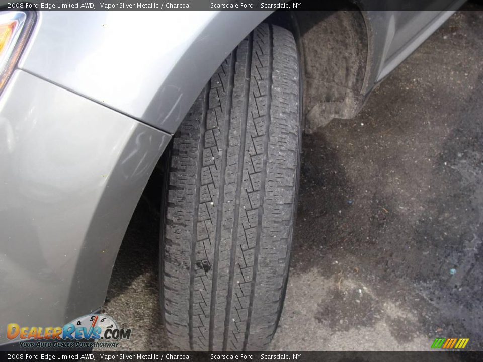 2008 Ford Edge Limited AWD Vapor Silver Metallic / Charcoal Photo #10