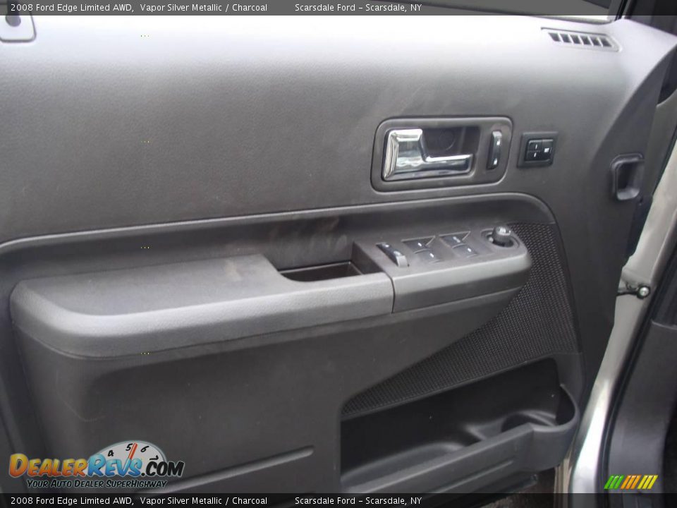 2008 Ford Edge Limited AWD Vapor Silver Metallic / Charcoal Photo #11