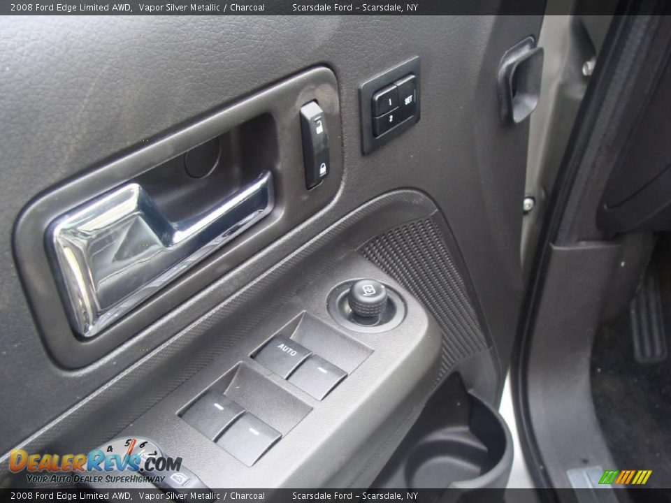 2008 Ford Edge Limited AWD Vapor Silver Metallic / Charcoal Photo #12
