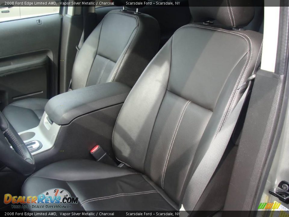 2008 Ford Edge Limited AWD Vapor Silver Metallic / Charcoal Photo #16