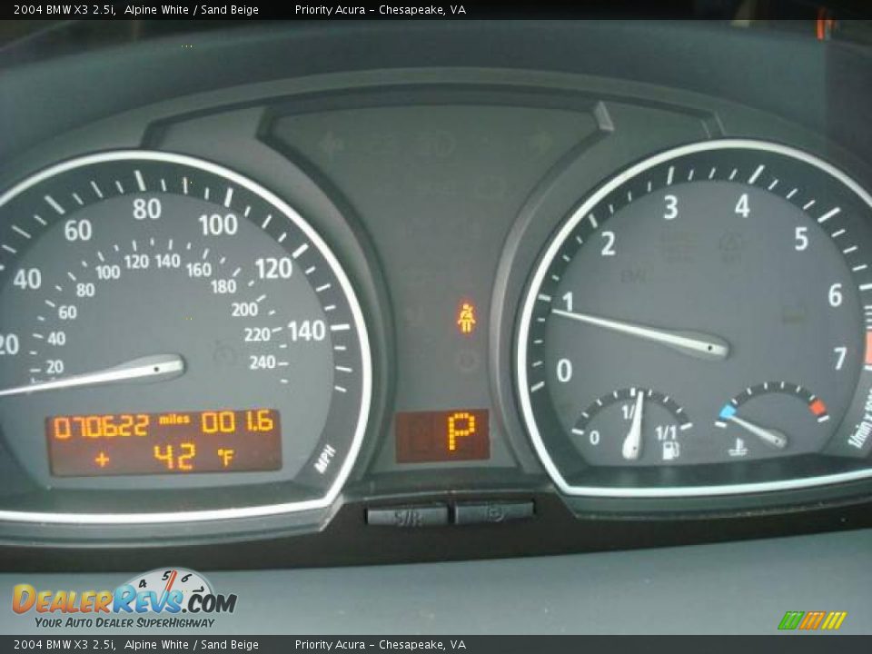 2004 BMW X3 2.5i Alpine White / Sand Beige Photo #24