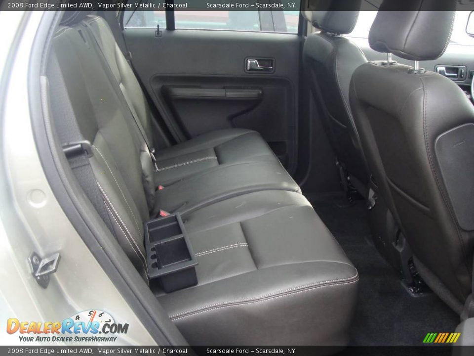 2008 Ford Edge Limited AWD Vapor Silver Metallic / Charcoal Photo #18