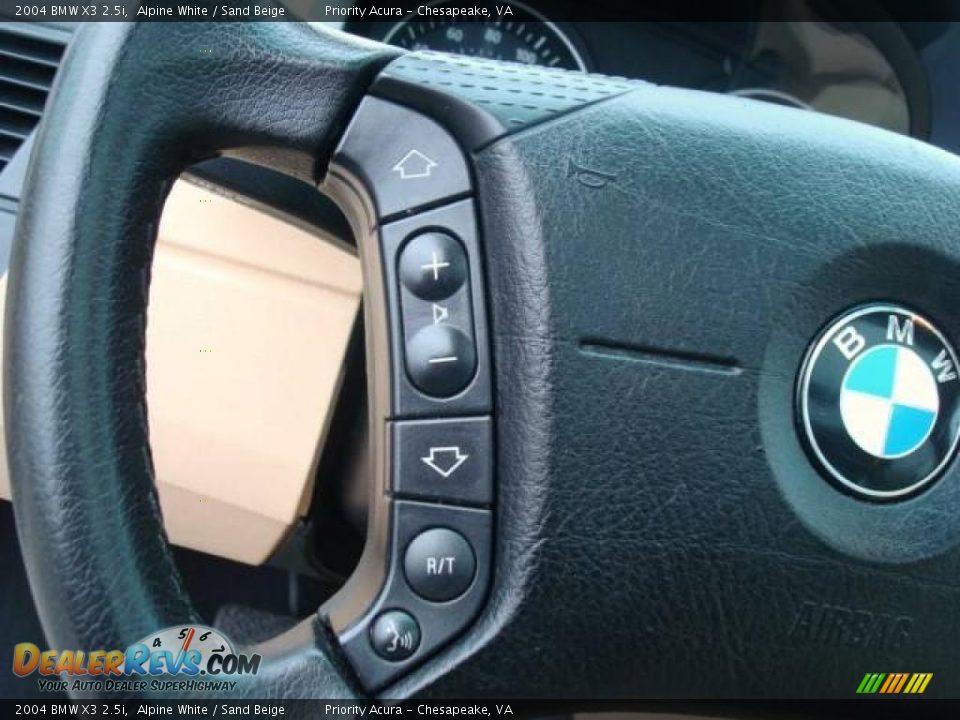 2004 BMW X3 2.5i Alpine White / Sand Beige Photo #26