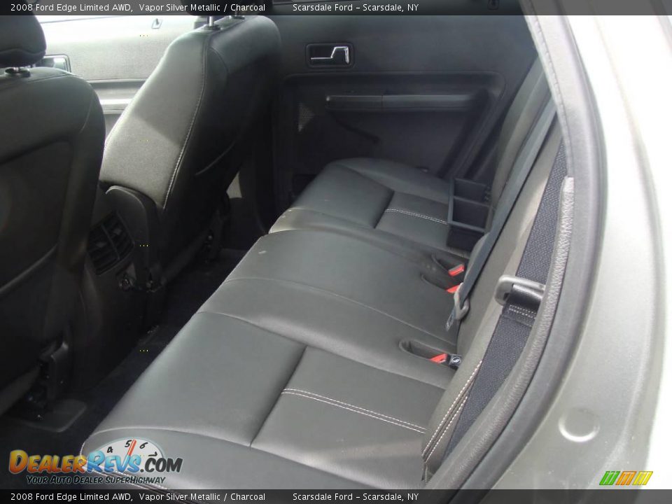 2008 Ford Edge Limited AWD Vapor Silver Metallic / Charcoal Photo #19