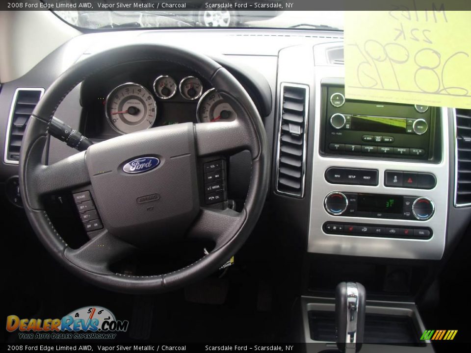 2008 Ford Edge Limited AWD Vapor Silver Metallic / Charcoal Photo #20