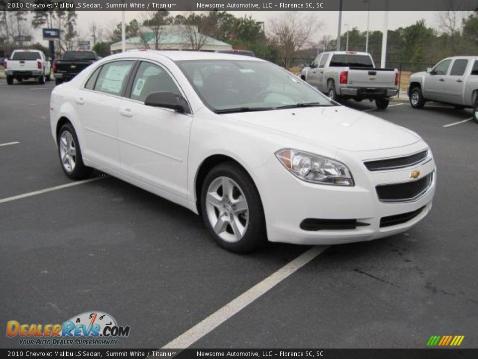 2010 Chevrolet Malibu LS Sedan Summit White / Titanium Photo #11