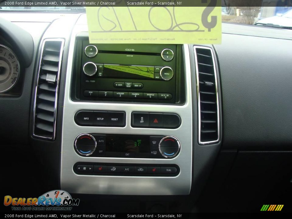 2008 Ford Edge Limited AWD Vapor Silver Metallic / Charcoal Photo #22