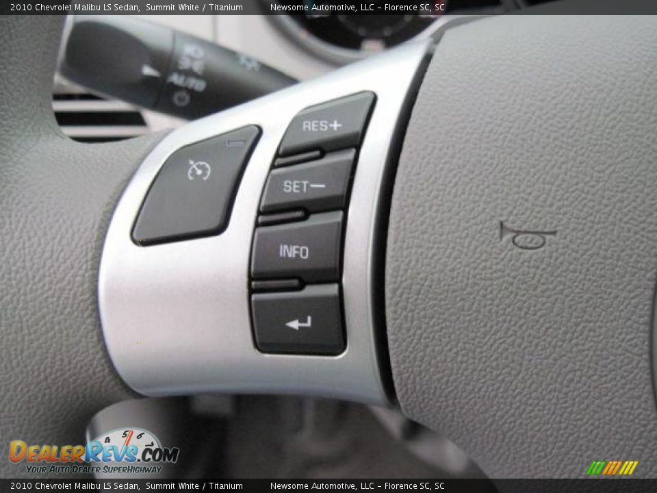 2010 Chevrolet Malibu LS Sedan Summit White / Titanium Photo #17