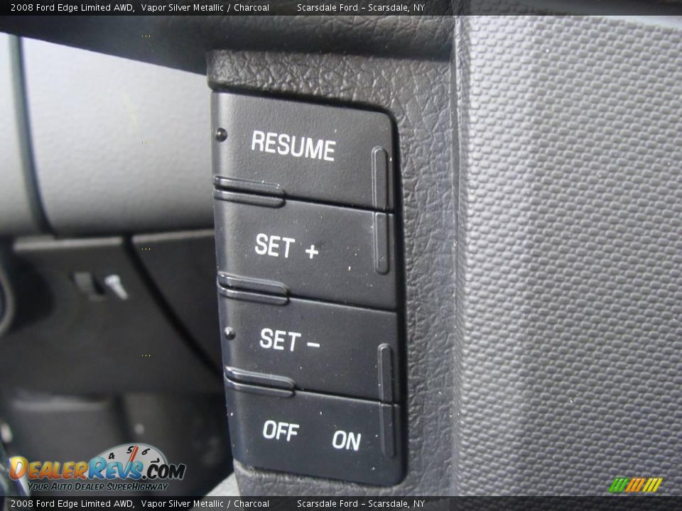 2008 Ford Edge Limited AWD Vapor Silver Metallic / Charcoal Photo #25