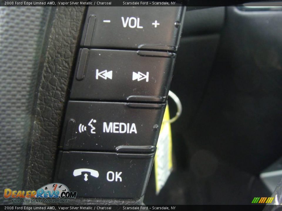 2008 Ford Edge Limited AWD Vapor Silver Metallic / Charcoal Photo #26