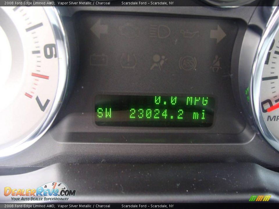 2008 Ford Edge Limited AWD Vapor Silver Metallic / Charcoal Photo #27