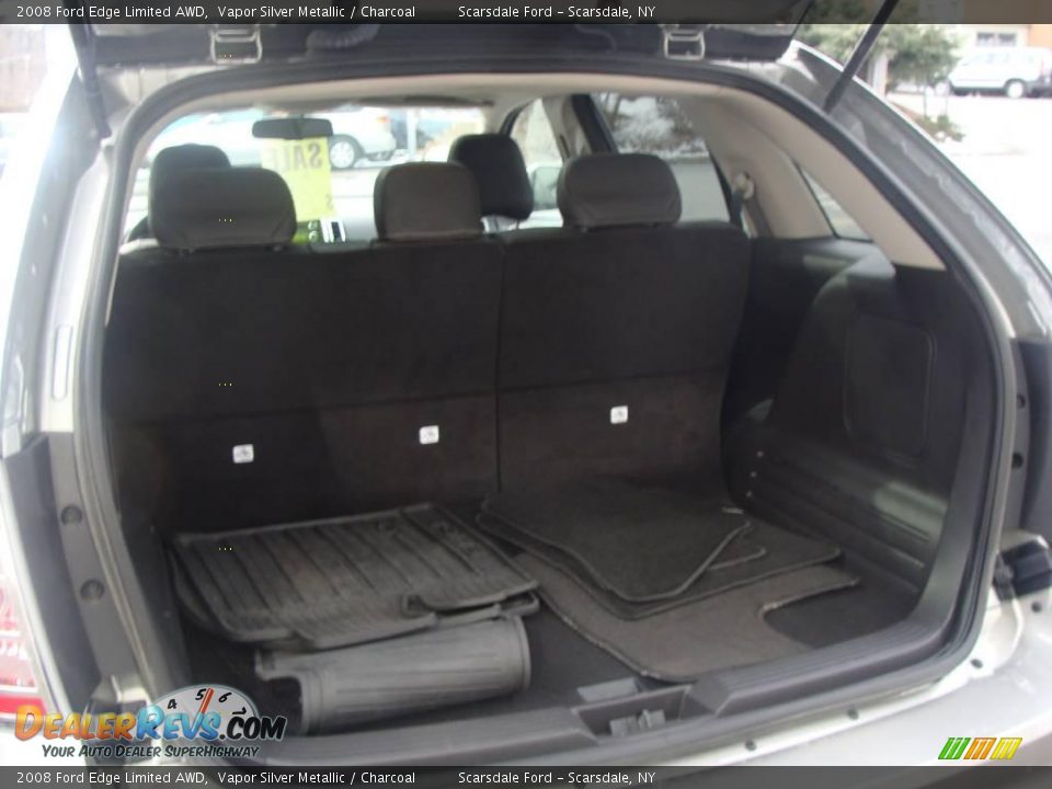 2008 Ford Edge Limited AWD Vapor Silver Metallic / Charcoal Photo #28