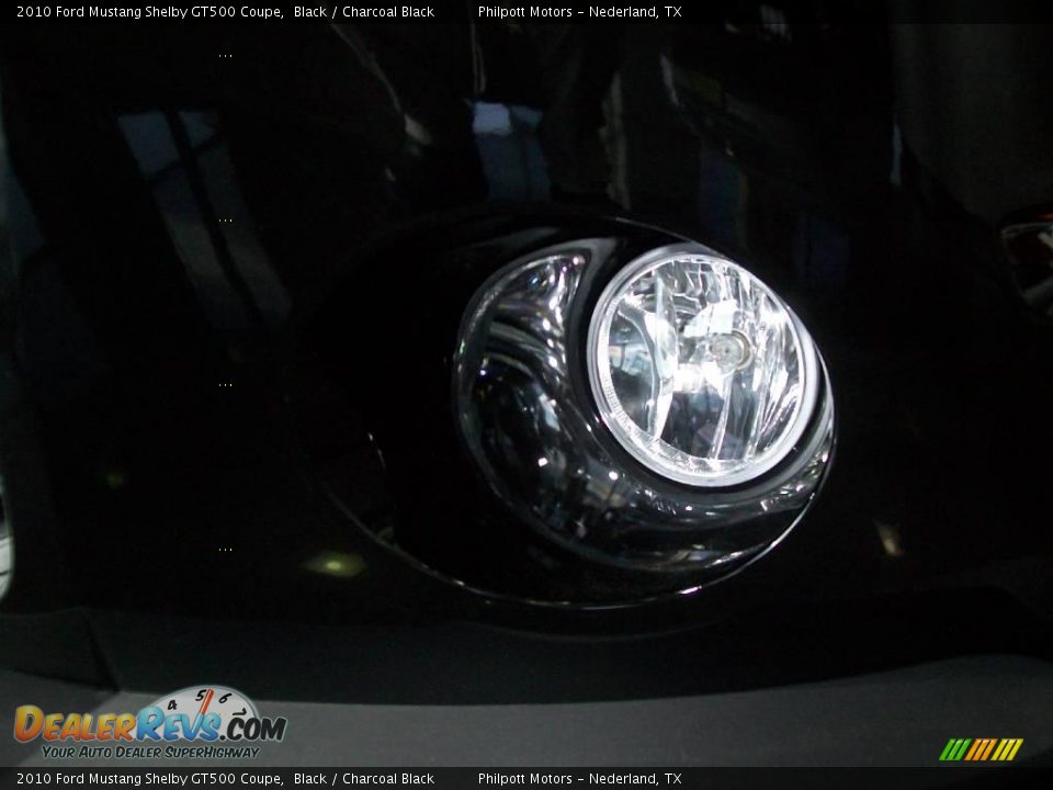 2010 Ford Mustang Shelby GT500 Coupe Black / Charcoal Black Photo #10
