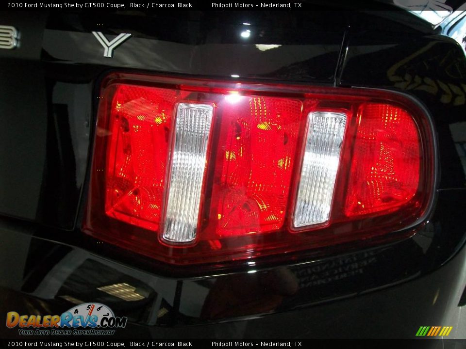 2010 Ford Mustang Shelby GT500 Coupe Black / Charcoal Black Photo #17