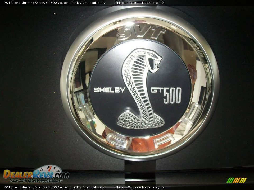 2010 Ford Mustang Shelby GT500 Coupe Black / Charcoal Black Photo #18
