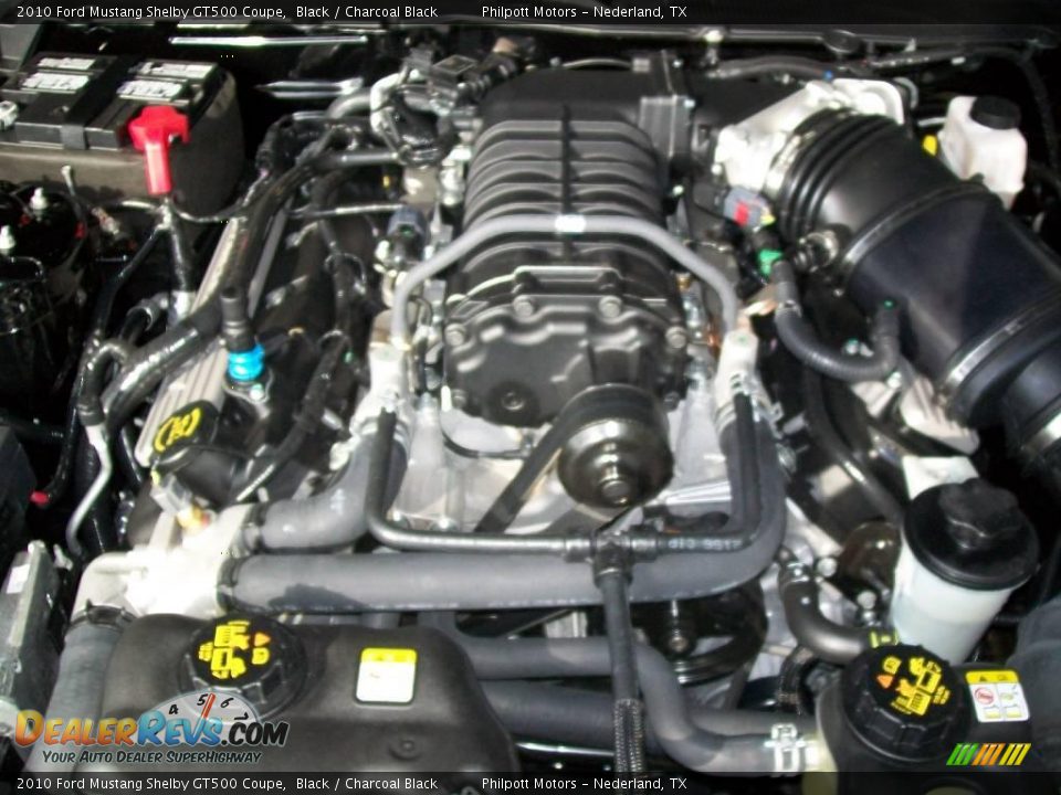 2010 Ford Mustang Shelby GT500 Coupe Black / Charcoal Black Photo #19
