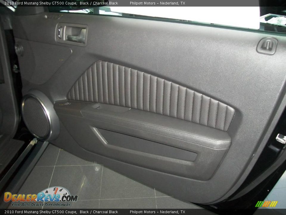 2010 Ford Mustang Shelby GT500 Coupe Black / Charcoal Black Photo #20