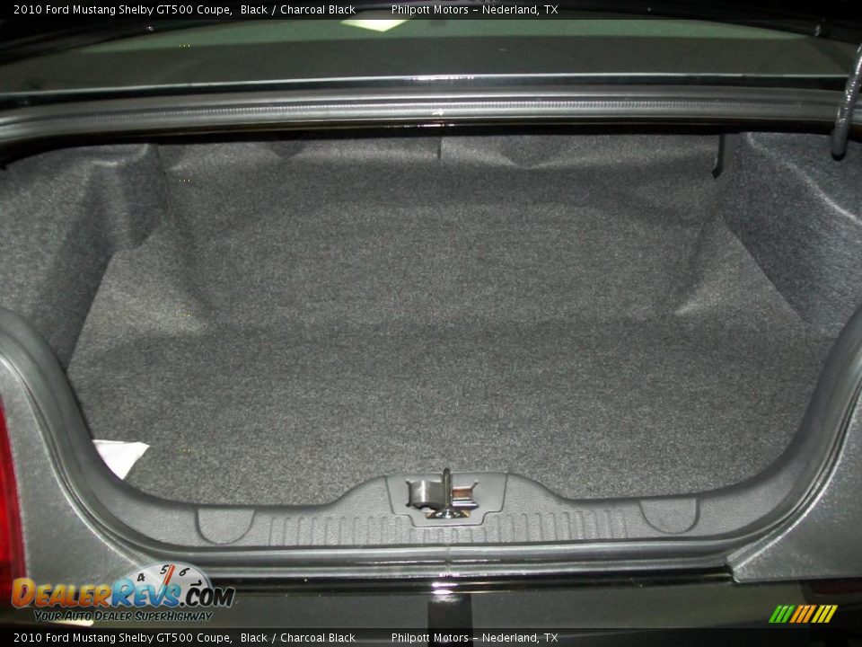 2010 Ford Mustang Shelby GT500 Coupe Black / Charcoal Black Photo #23