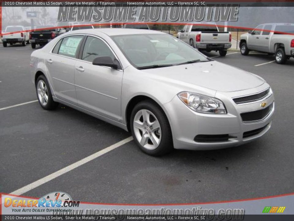 2010 Chevrolet Malibu LS Sedan Silver Ice Metallic / Titanium Photo #1