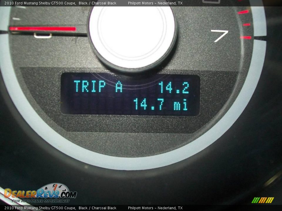 2010 Ford Mustang Shelby GT500 Coupe Black / Charcoal Black Photo #34