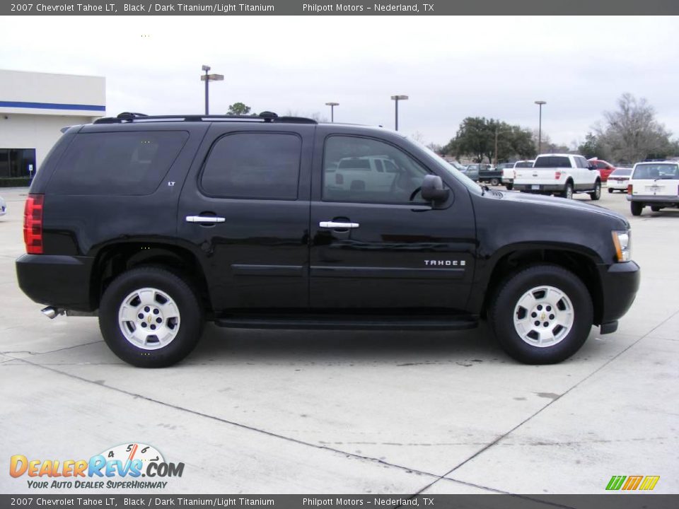 2007 Chevrolet Tahoe LT Black / Dark Titanium/Light Titanium Photo #2