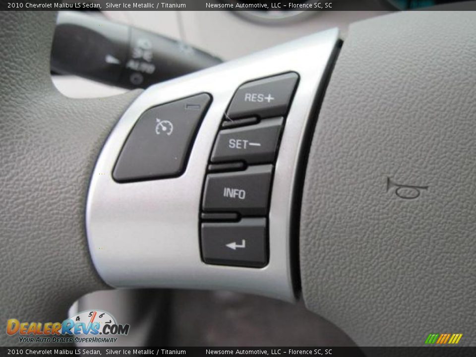 2010 Chevrolet Malibu LS Sedan Silver Ice Metallic / Titanium Photo #7
