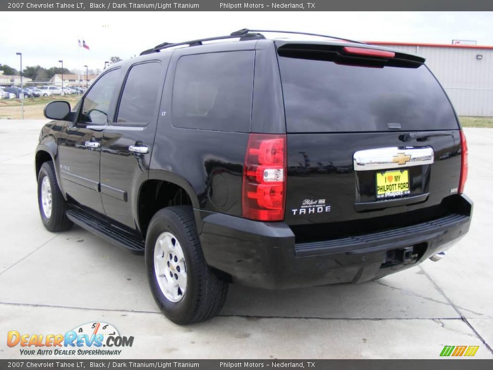 2007 Chevrolet Tahoe LT Black / Dark Titanium/Light Titanium Photo #5